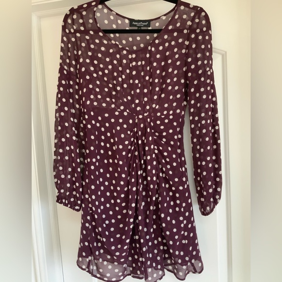 Adele Fado Polka Dot Chiffon dress - Picture 1 of 4